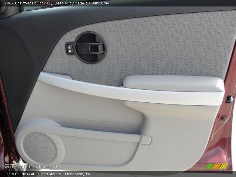 Deep Ruby Metallic / Dark Gray 2007 Chevrolet Equinox LT