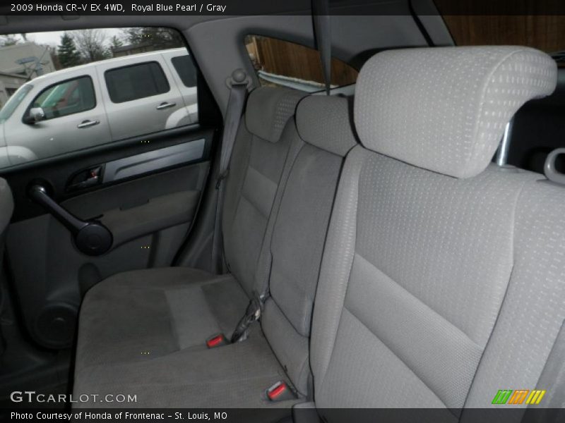 Royal Blue Pearl / Gray 2009 Honda CR-V EX 4WD