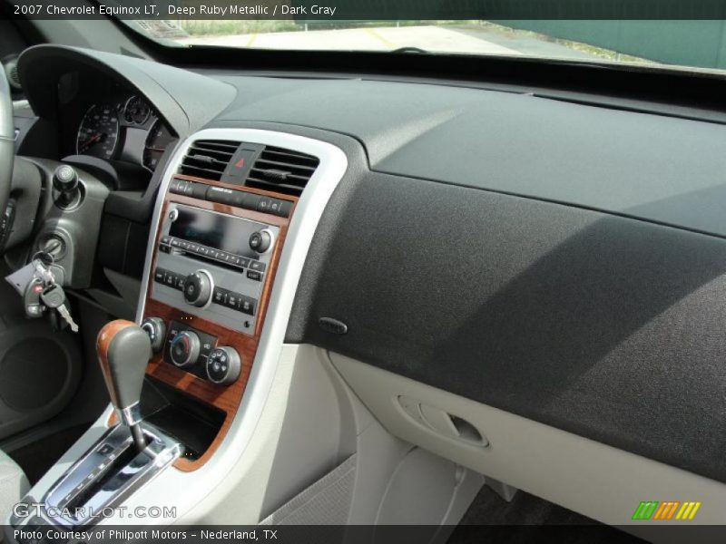 Deep Ruby Metallic / Dark Gray 2007 Chevrolet Equinox LT