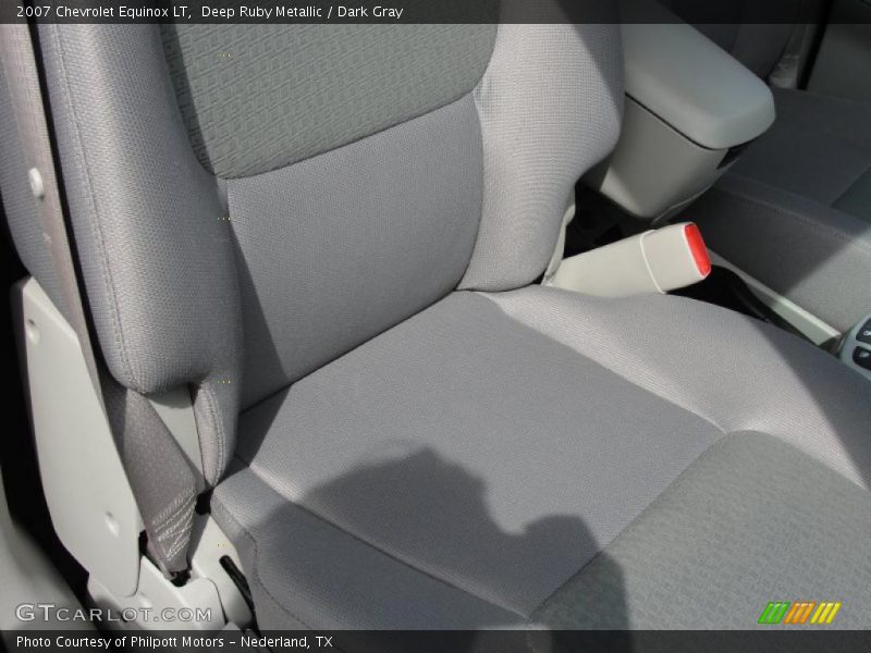 Deep Ruby Metallic / Dark Gray 2007 Chevrolet Equinox LT