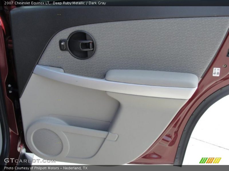 Deep Ruby Metallic / Dark Gray 2007 Chevrolet Equinox LT