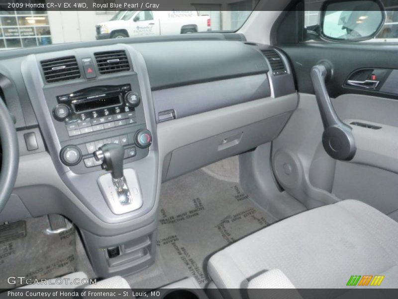 Royal Blue Pearl / Gray 2009 Honda CR-V EX 4WD
