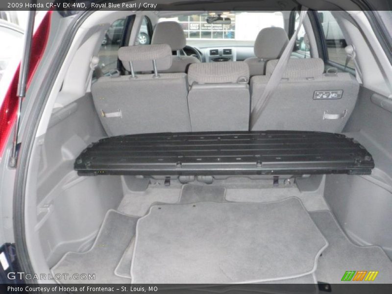 Royal Blue Pearl / Gray 2009 Honda CR-V EX 4WD
