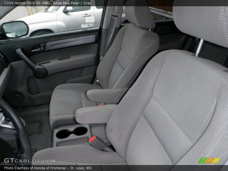 Royal Blue Pearl / Gray 2009 Honda CR-V EX 4WD