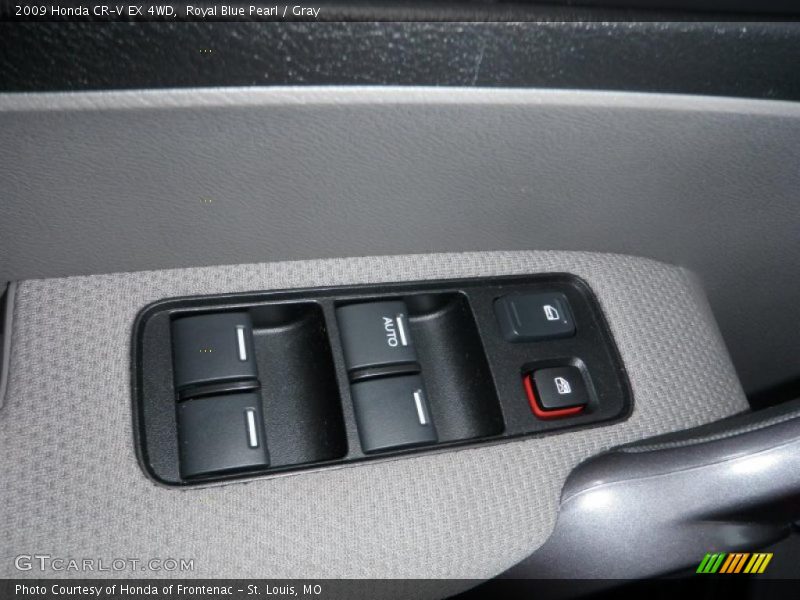 Royal Blue Pearl / Gray 2009 Honda CR-V EX 4WD