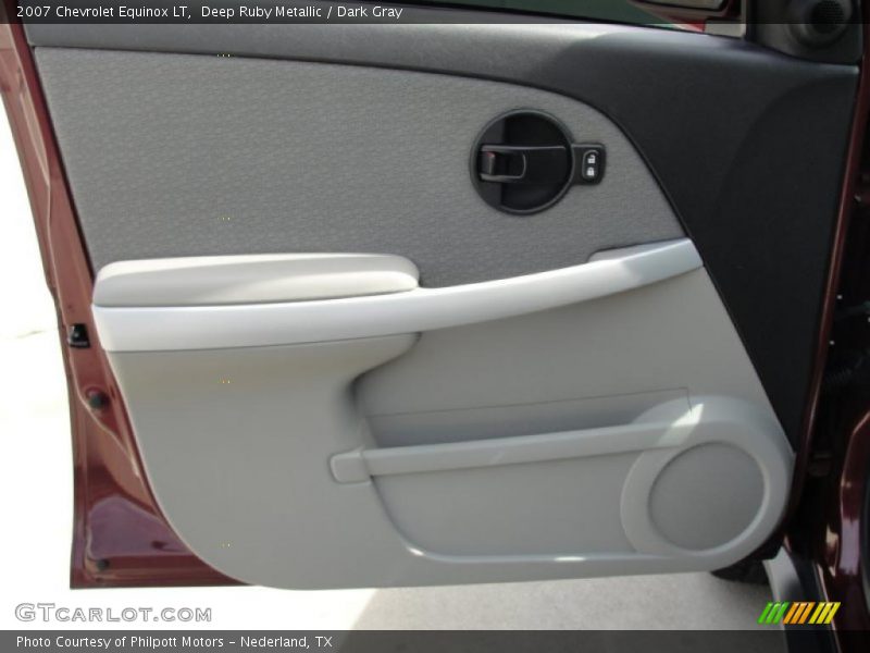 Deep Ruby Metallic / Dark Gray 2007 Chevrolet Equinox LT