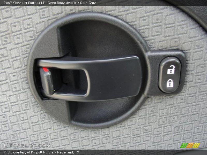 Deep Ruby Metallic / Dark Gray 2007 Chevrolet Equinox LT