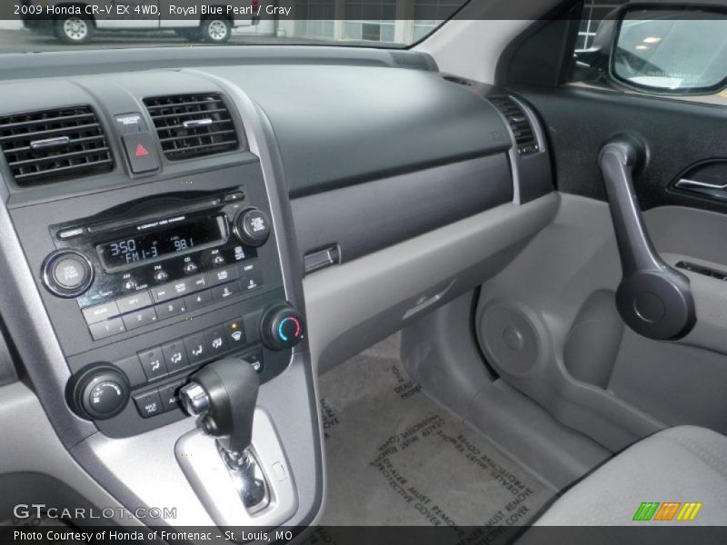 Royal Blue Pearl / Gray 2009 Honda CR-V EX 4WD