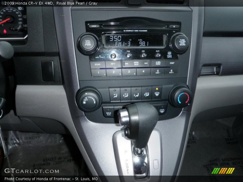Royal Blue Pearl / Gray 2009 Honda CR-V EX 4WD