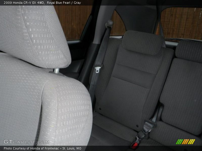 Royal Blue Pearl / Gray 2009 Honda CR-V EX 4WD