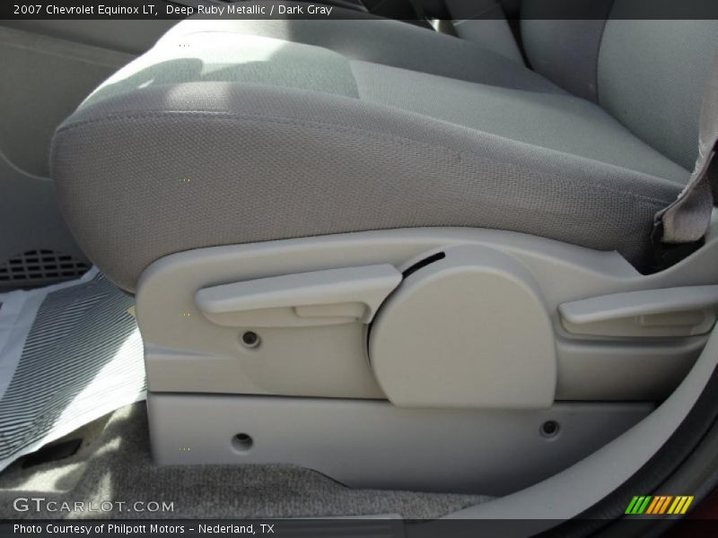 Deep Ruby Metallic / Dark Gray 2007 Chevrolet Equinox LT