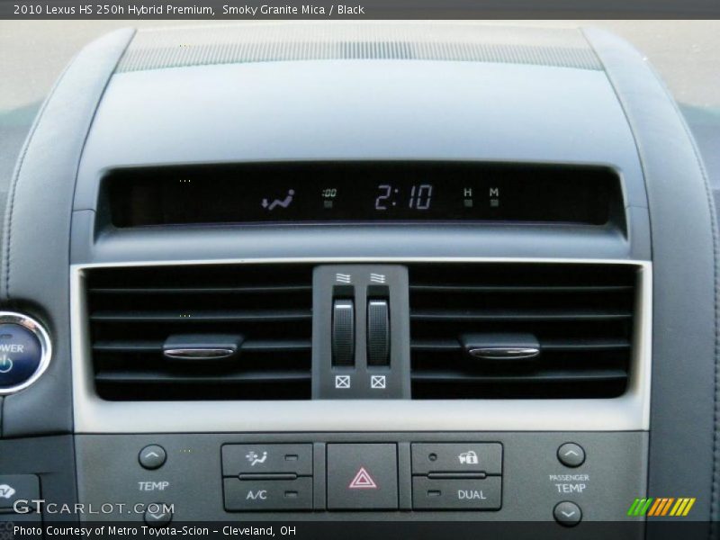 Smoky Granite Mica / Black 2010 Lexus HS 250h Hybrid Premium