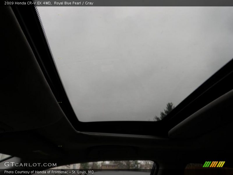 Royal Blue Pearl / Gray 2009 Honda CR-V EX 4WD