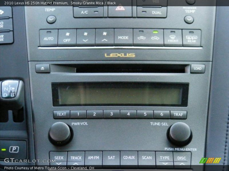 Smoky Granite Mica / Black 2010 Lexus HS 250h Hybrid Premium