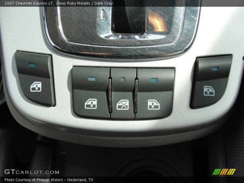 Deep Ruby Metallic / Dark Gray 2007 Chevrolet Equinox LT