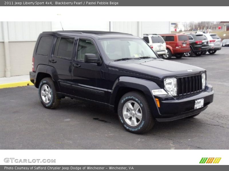 Blackberry Pearl / Pastel Pebble Beige 2011 Jeep Liberty Sport 4x4