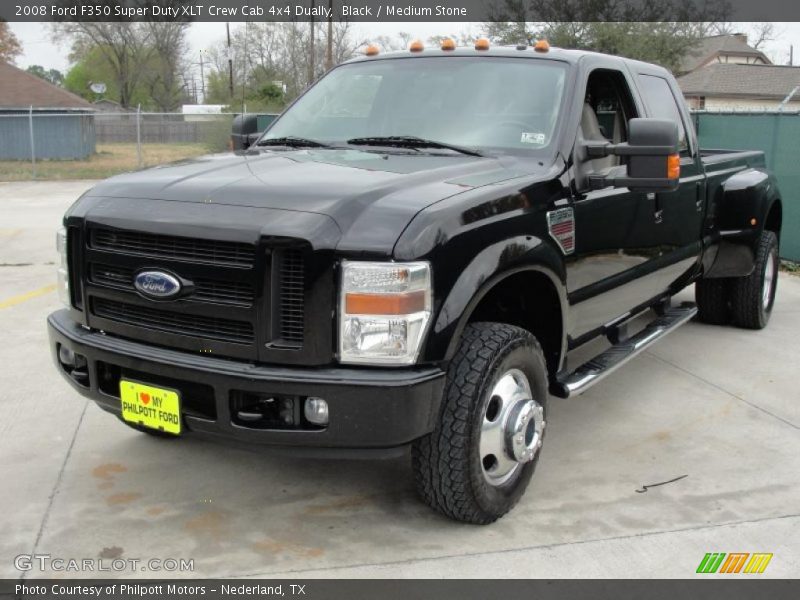  2008 F350 Super Duty XLT Crew Cab 4x4 Dually Black