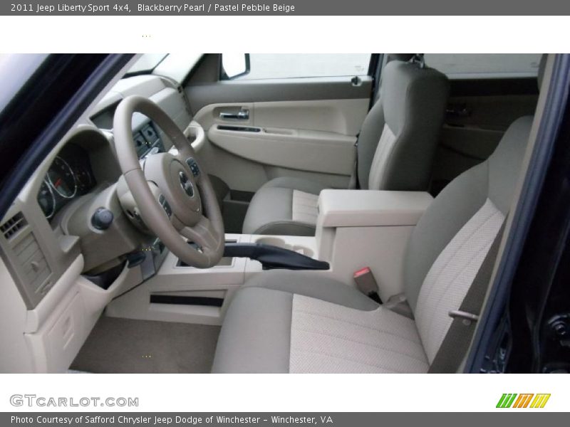 Blackberry Pearl / Pastel Pebble Beige 2011 Jeep Liberty Sport 4x4