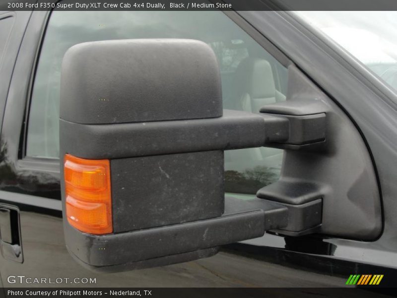 Black / Medium Stone 2008 Ford F350 Super Duty XLT Crew Cab 4x4 Dually