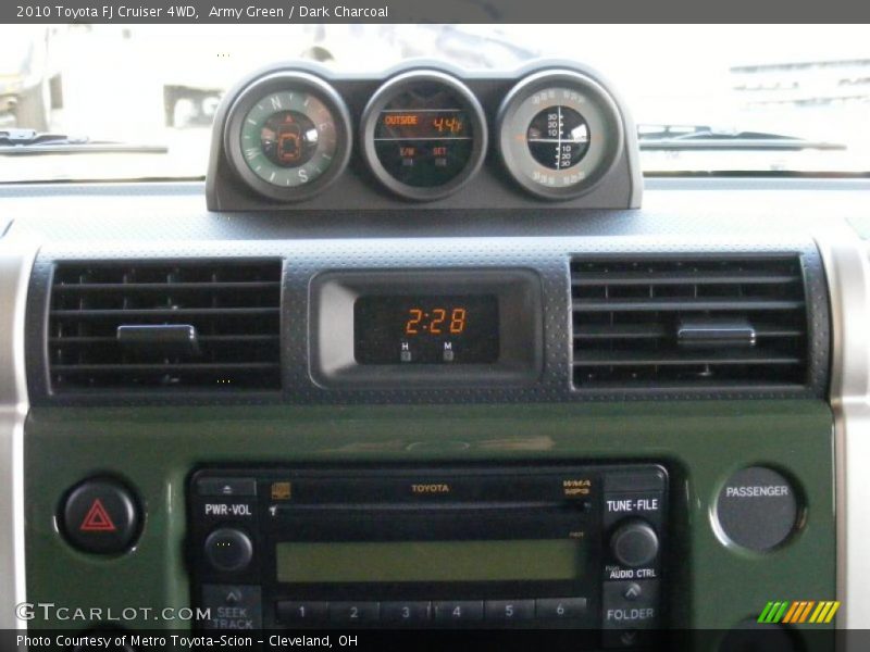 Army Green / Dark Charcoal 2010 Toyota FJ Cruiser 4WD
