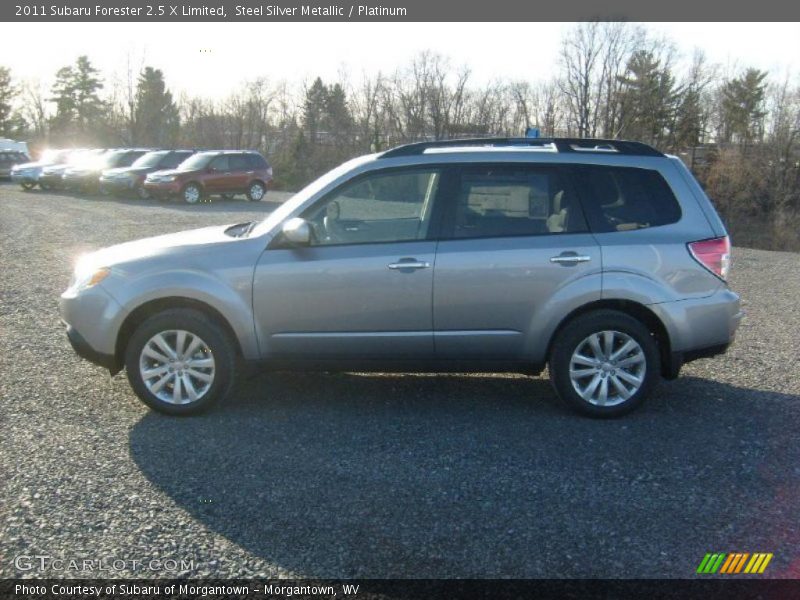 Steel Silver Metallic / Platinum 2011 Subaru Forester 2.5 X Limited