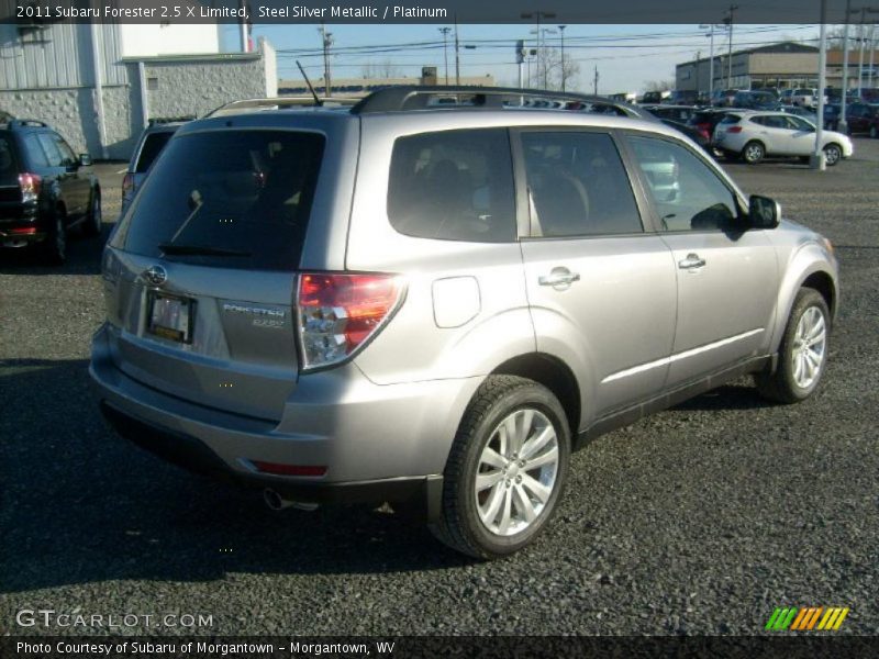 Steel Silver Metallic / Platinum 2011 Subaru Forester 2.5 X Limited