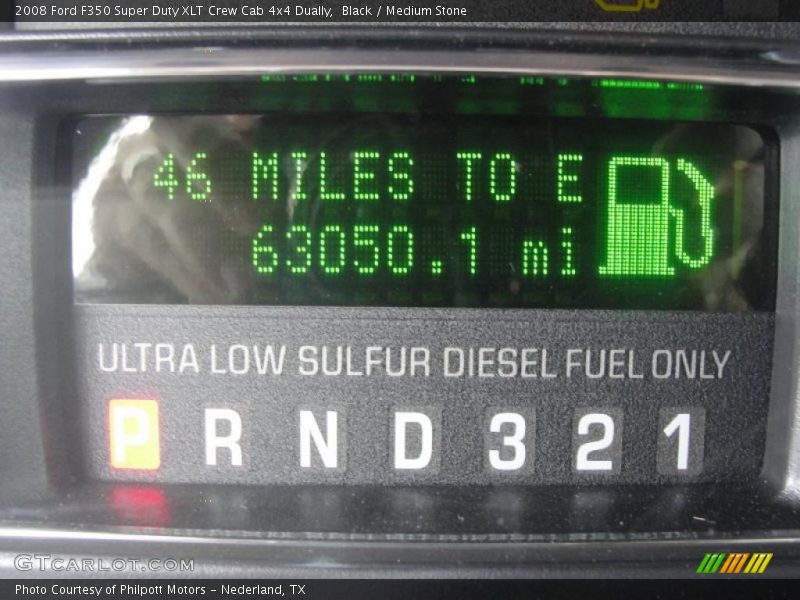 Black / Medium Stone 2008 Ford F350 Super Duty XLT Crew Cab 4x4 Dually