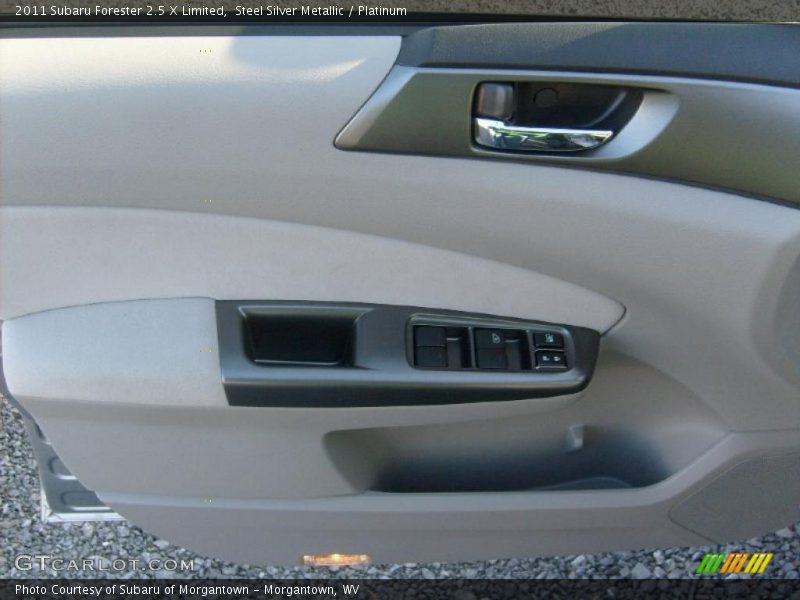 Steel Silver Metallic / Platinum 2011 Subaru Forester 2.5 X Limited