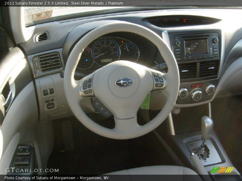 Steel Silver Metallic / Platinum 2011 Subaru Forester 2.5 X Limited