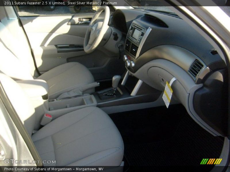 Steel Silver Metallic / Platinum 2011 Subaru Forester 2.5 X Limited