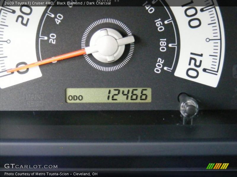 Black Diamond / Dark Charcoal 2009 Toyota FJ Cruiser 4WD