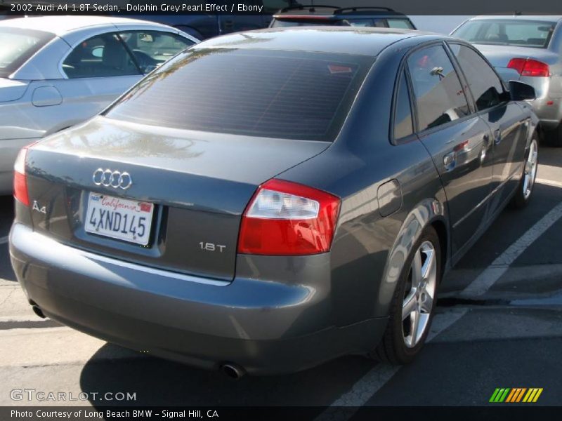 Dolphin Grey Pearl Effect / Ebony 2002 Audi A4 1.8T Sedan