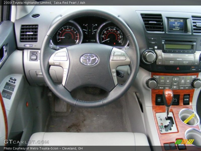 Salsa Red Pearl / Ash 2009 Toyota Highlander Limited