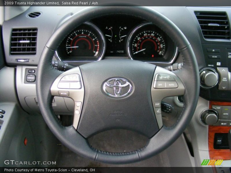Salsa Red Pearl / Ash 2009 Toyota Highlander Limited