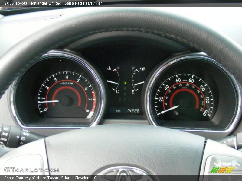 Salsa Red Pearl / Ash 2009 Toyota Highlander Limited