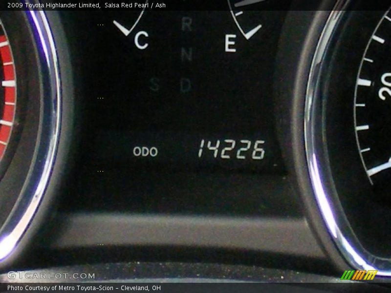 Salsa Red Pearl / Ash 2009 Toyota Highlander Limited