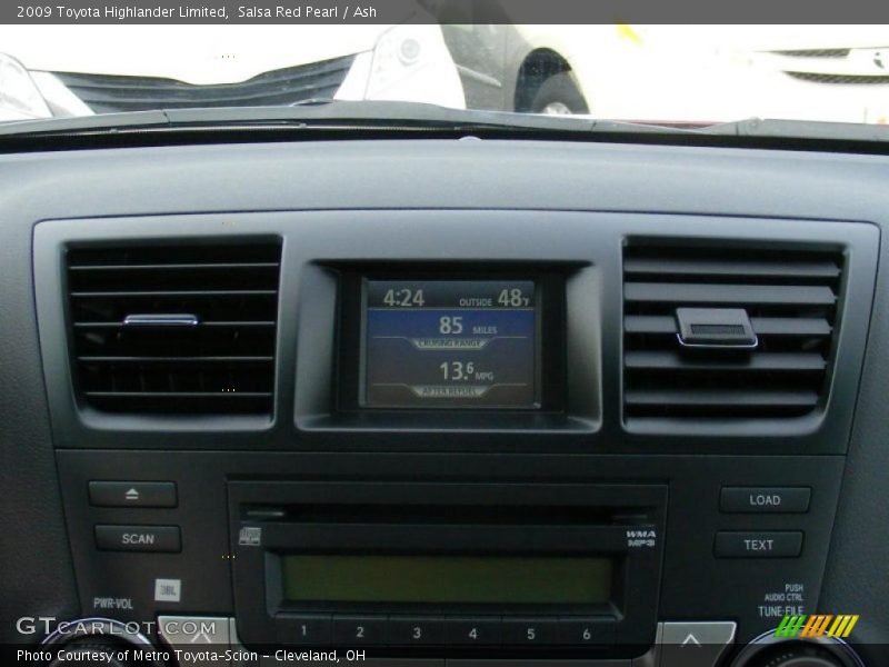 Salsa Red Pearl / Ash 2009 Toyota Highlander Limited