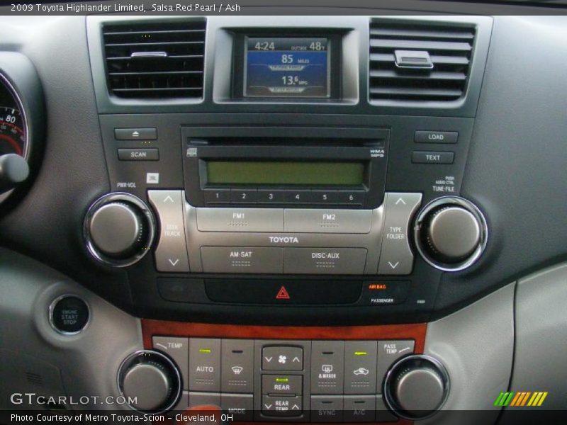 Salsa Red Pearl / Ash 2009 Toyota Highlander Limited