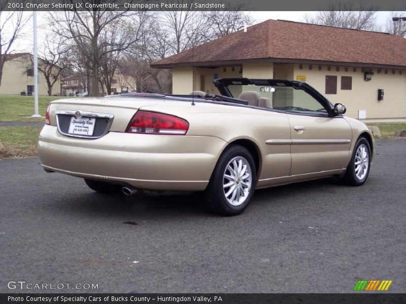  2001 Sebring LX Convertible Champagne Pearlcoat