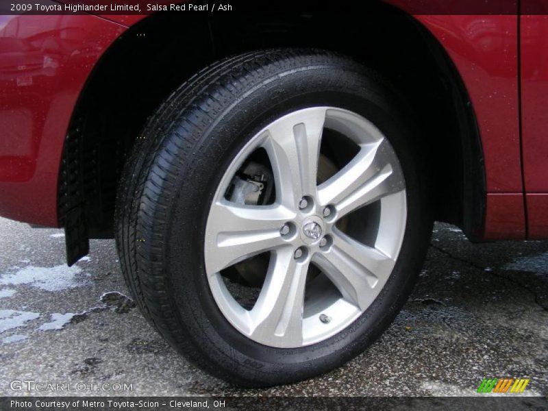 Salsa Red Pearl / Ash 2009 Toyota Highlander Limited