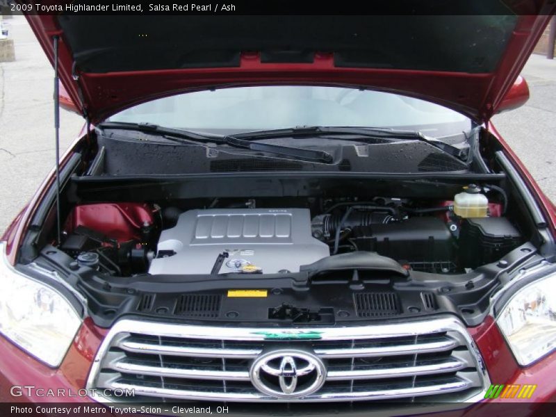 Salsa Red Pearl / Ash 2009 Toyota Highlander Limited