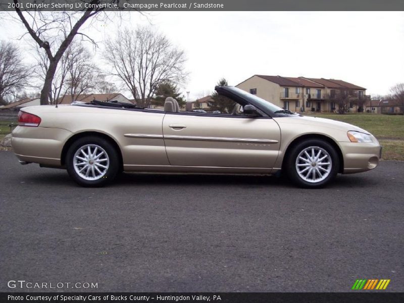  2001 Sebring LX Convertible Champagne Pearlcoat