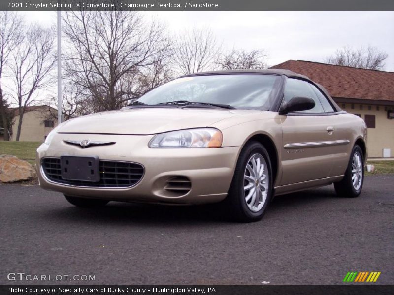  2001 Sebring LX Convertible Champagne Pearlcoat