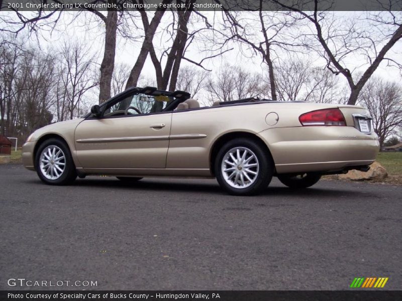  2001 Sebring LX Convertible Champagne Pearlcoat