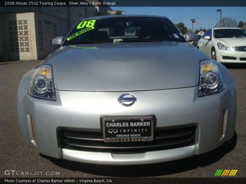 Silver Alloy / Burnt Orange 2008 Nissan 350Z Touring Coupe