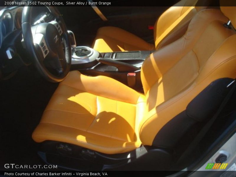  2008 350Z Touring Coupe Burnt Orange Interior