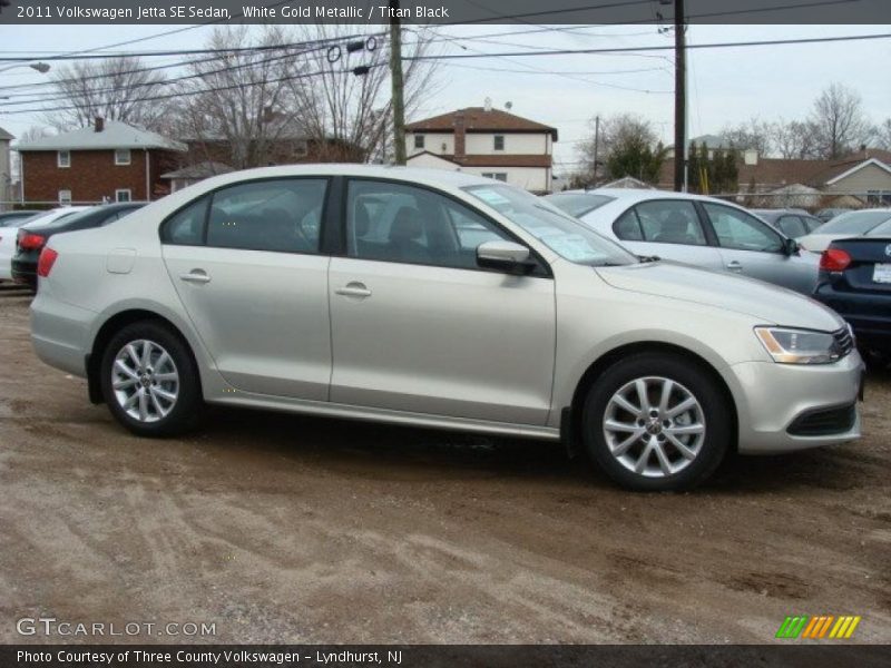  2011 Jetta SE Sedan White Gold Metallic