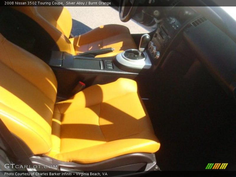 Silver Alloy / Burnt Orange 2008 Nissan 350Z Touring Coupe