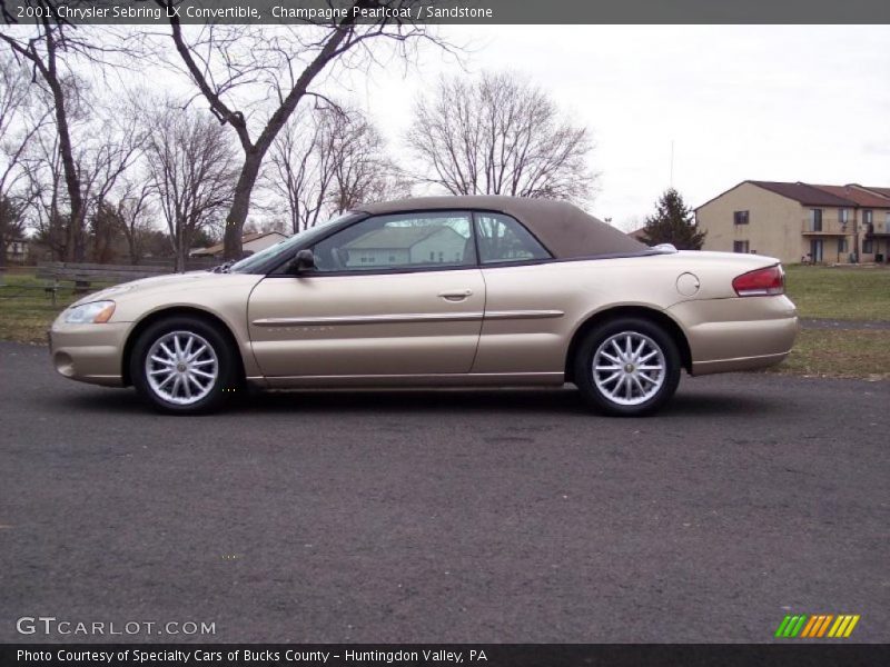  2001 Sebring LX Convertible Champagne Pearlcoat