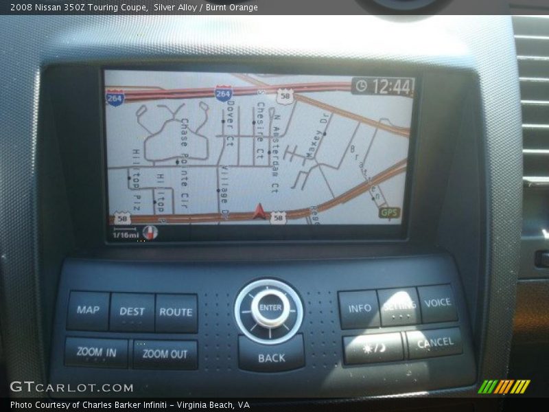 Silver Alloy / Burnt Orange 2008 Nissan 350Z Touring Coupe